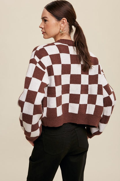 Kenna Checker Sweater