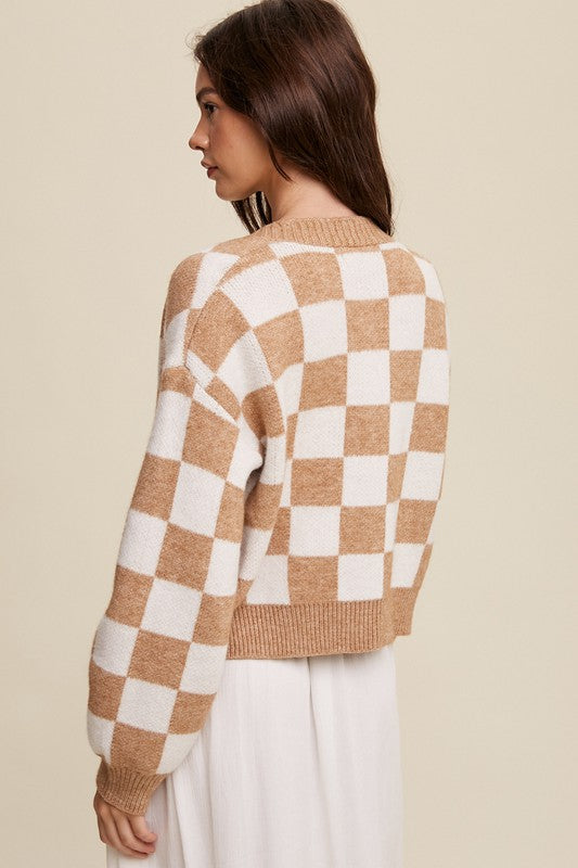 Kenna Checker Sweater