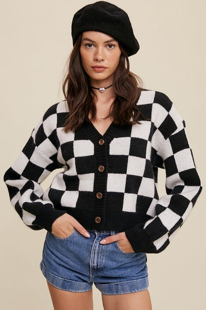 Kenna Checker Sweater