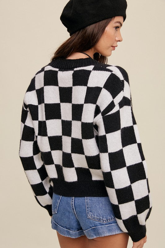 Kenna Checker Sweater