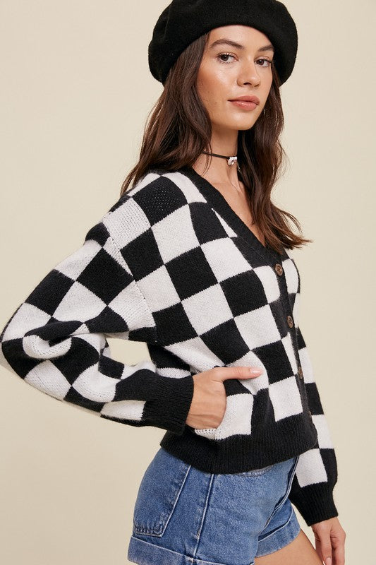 Kenna Checker Sweater