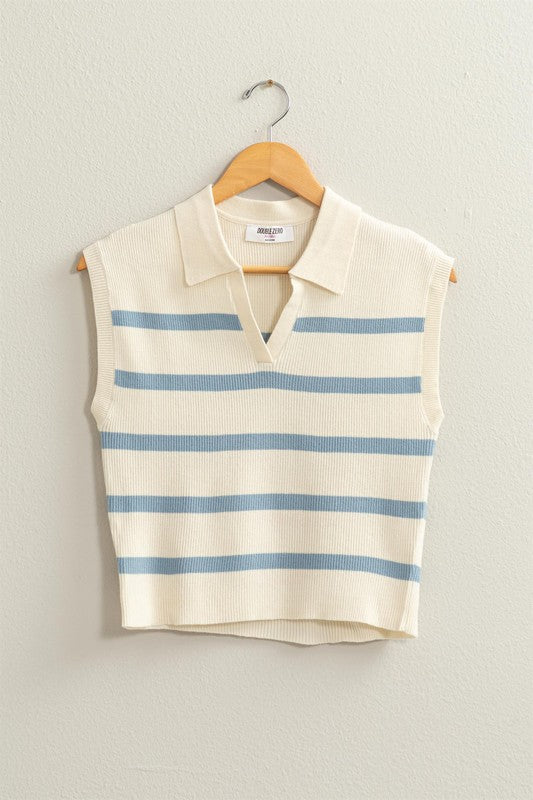 Sandy Striped Polo